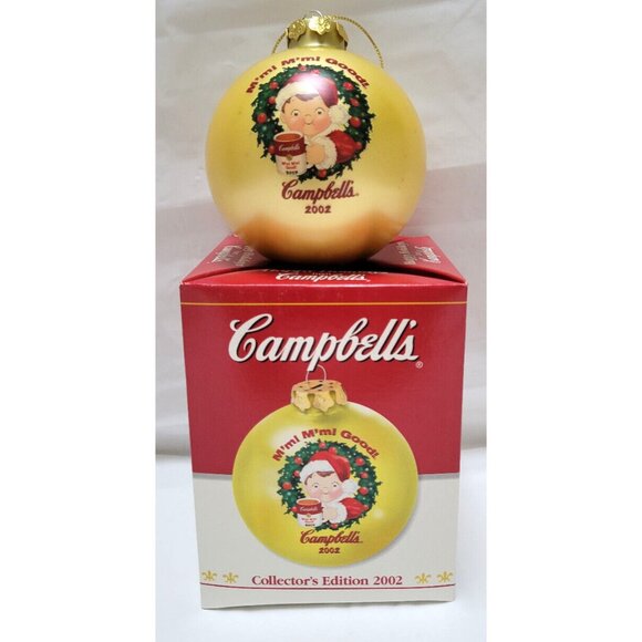 2002 Campbells Soup Kids Collectors Edition - Christmas Ornament Decoration Ball - Picture 2 of 11